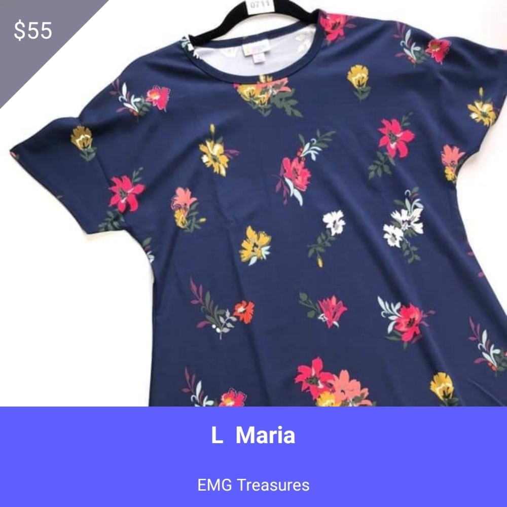 Navy florql maria nwt